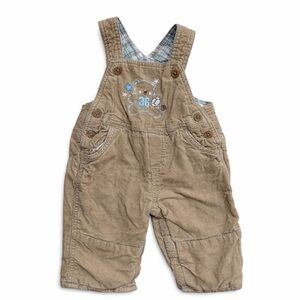 The Children’s Place Corduroy Overalls 3-6M Teddy Bear Brown Baby Outfit
